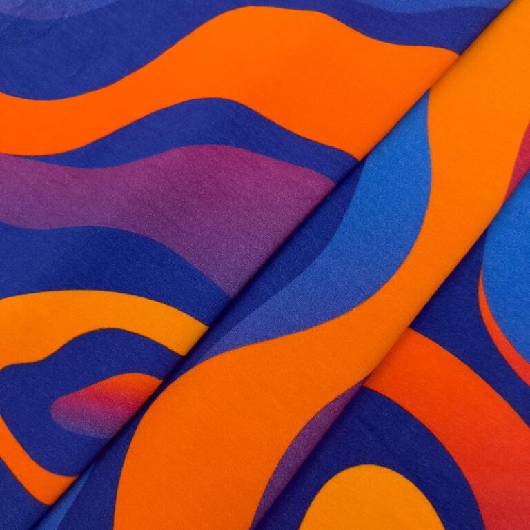 single jersey panel print